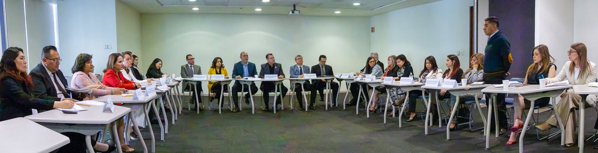 TFJAMexico's tweet photo. La Junta de Gobierno y Administración del #TFJA sostuvo una reunión de trabajo con Magistradas y Magistrados de Salas Regionales para fortalecer su labor y facilitar a la ciudadanía el acceso a la #JusticiaAdministrativa. https://t.co/ExnY7roDQT