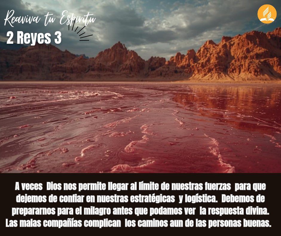 ga_menen's tweet image. 2 Reyes  3

A veces  Dios nos permite llegar al límite de nuestras fuerzas  para que dejemos de confiar en nuestras estratégicas  y logística.  Debemos de prepararnos para el milagro antes que podamos ver  la respuesta divina.  Las malas compañías complican

#biblia  #rbhw  #rpsp