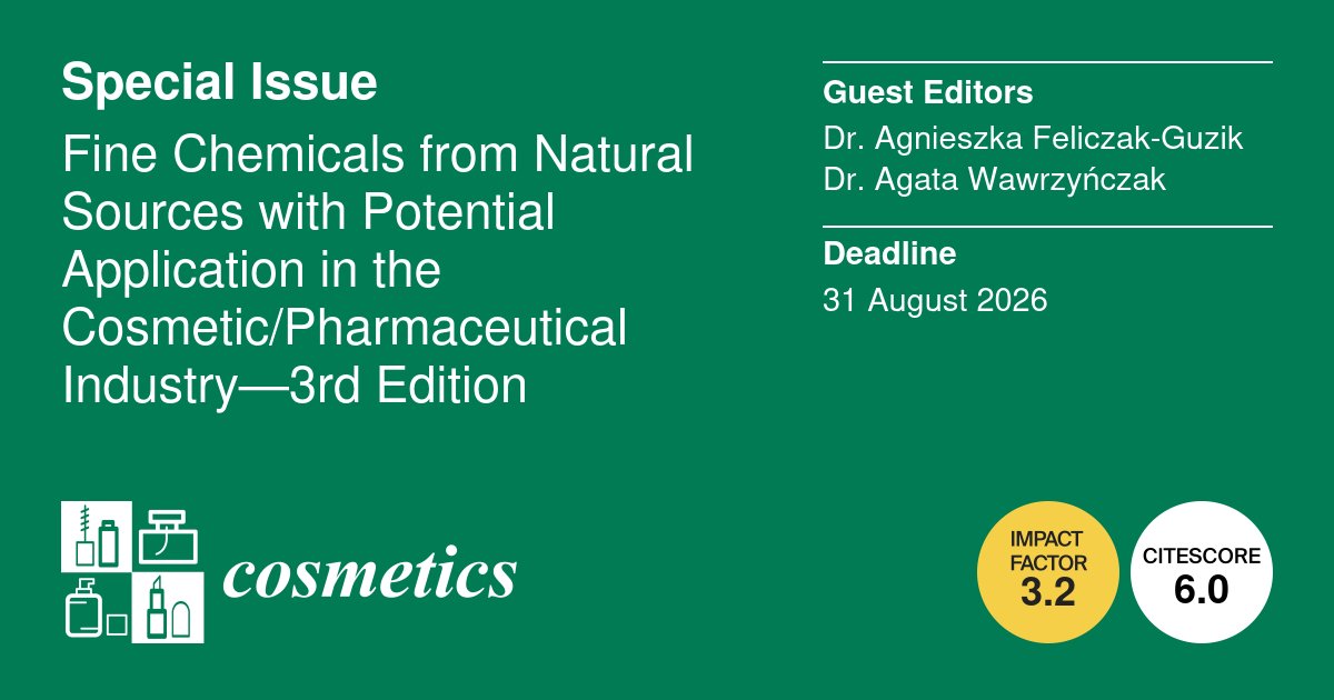 Cosmetics MDPI tweet media