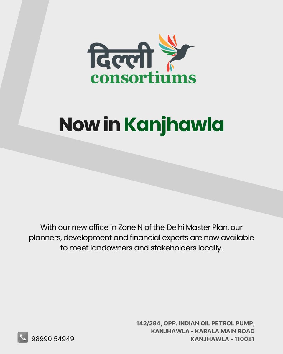 DelhiConsortium's tweet photo. Delhi will urbanise.
The question is — who will benefit from it?
Delhi Consortiums ensures that our stakeholders do.
#delhi #delhimasterplan #mpd2041 #delhiconsortiums #dda #landpooling #LDRA #GDApolicy #TODpolicy #TDRpolicy #InvestDelhi #delhirealestate #reconomics https://t.co/aCc9TjE9sS