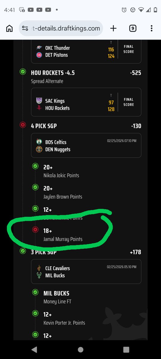 CoachJacob206's tweet photo. @DK_Assist It won't allow a private message https://t.co/SLRMsHnRrq