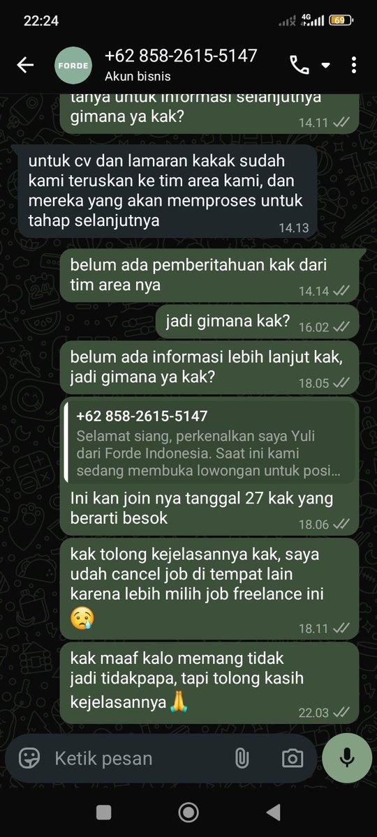 tharahkth's tweet photo. lagi butuh2nya kerjaan malah digantung terus ya allah🥲 https://t.co/rSLRRGSRAT