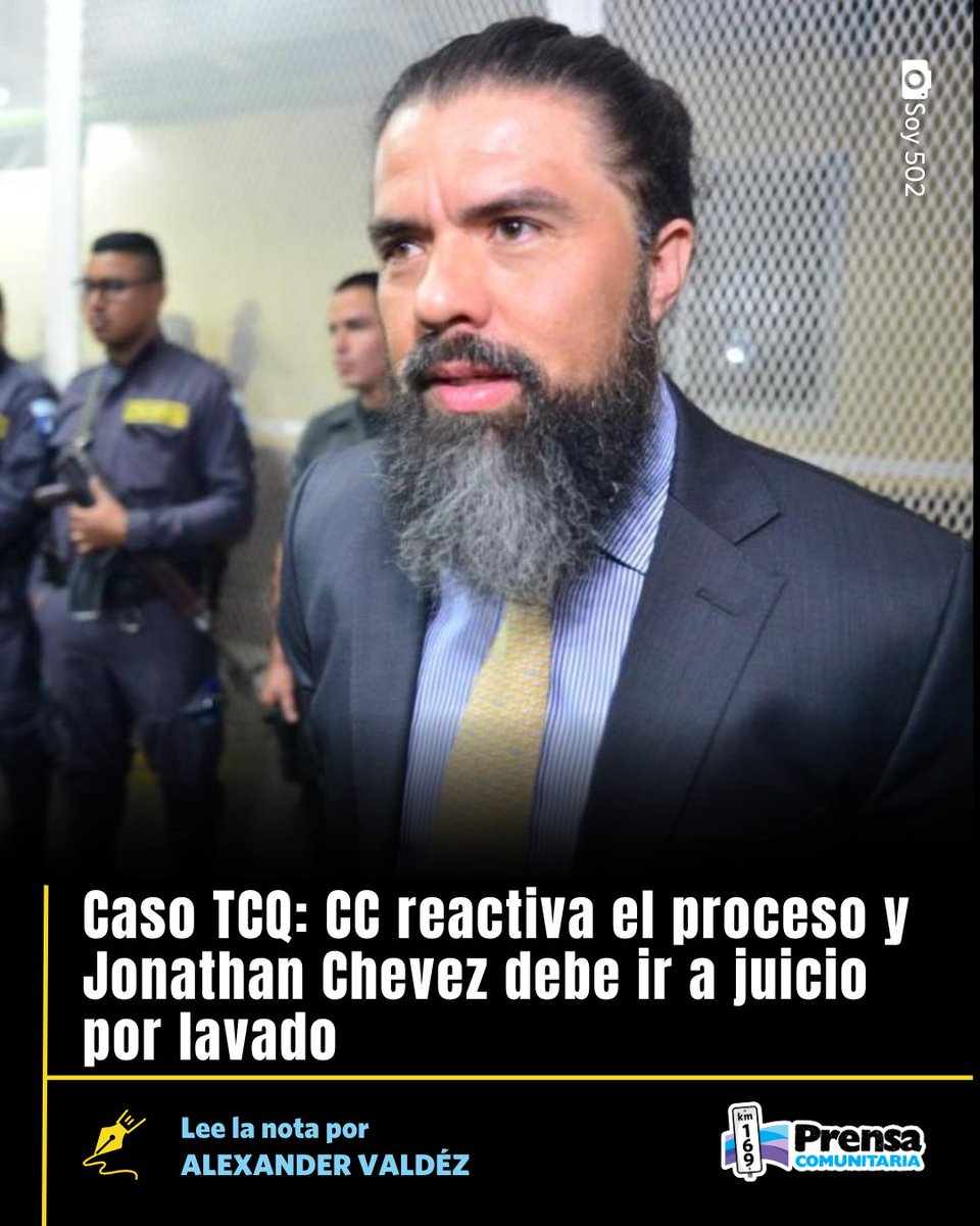 Jonathan Chevez no logra suspender fallo que lo envió a juicio

Según la acusación, el secretario privado de la exvicepresidenta Roxana Baldetti habría designado a Chevez para recibir y “blanquear” fondos ilícitos vinculados a la concesión de TCQ, para entregarlos a