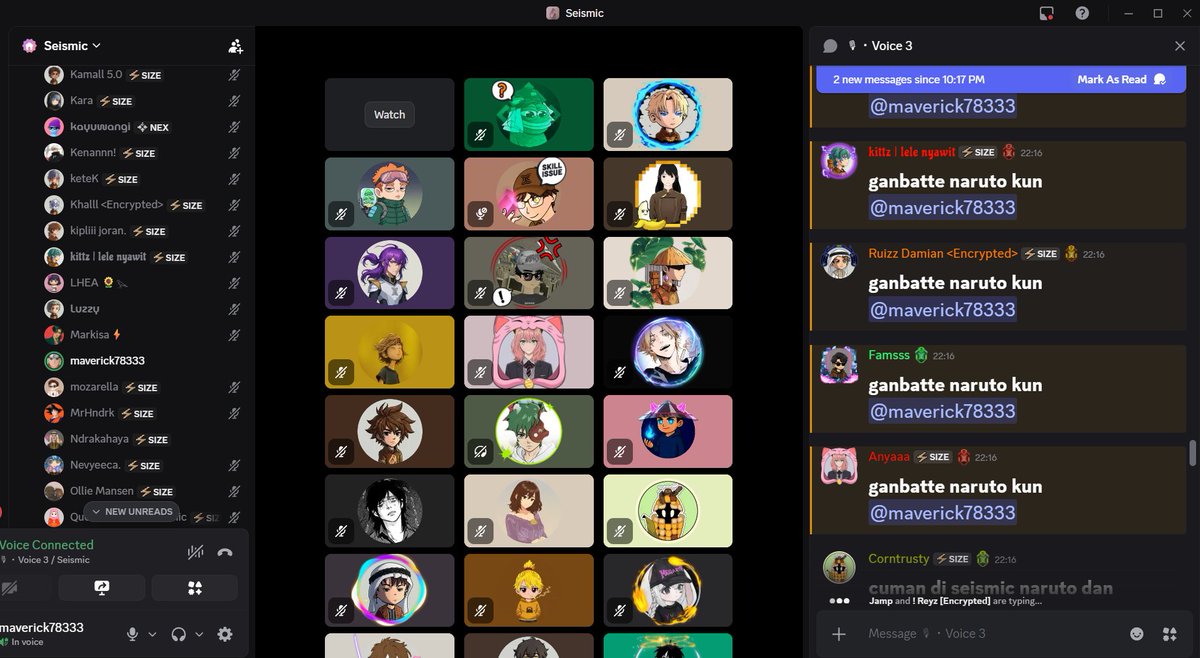 Seismic Karaoke Indonesia with <a href="/0xTremolo/">Tremolo</a> <a href="/0xjamp/">Jamp</a> <a href="/0xKreko/">𝕂𝕣𝕖𝕜𝕠 (❖,❖)</a> 
The theme is 90's song
Thank u guys for always support me 
<a href="/SeismicSys/">Seismic</a>