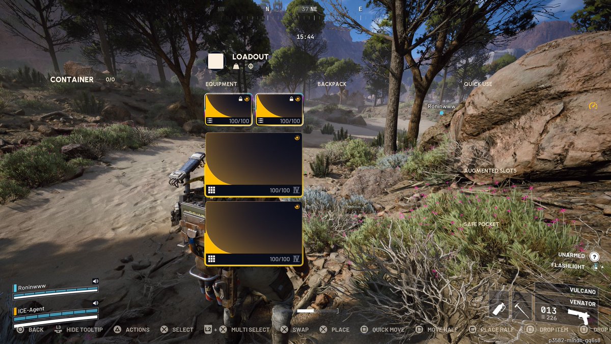 CedrickSparkles's tweet photo. @ARCRaidersGame Just had this happen after attempting to open inventory, have to press Dpad(on ps5) to close it and then press options then close out to be able to move around freely again. https://t.co/1jHVN2JdJr