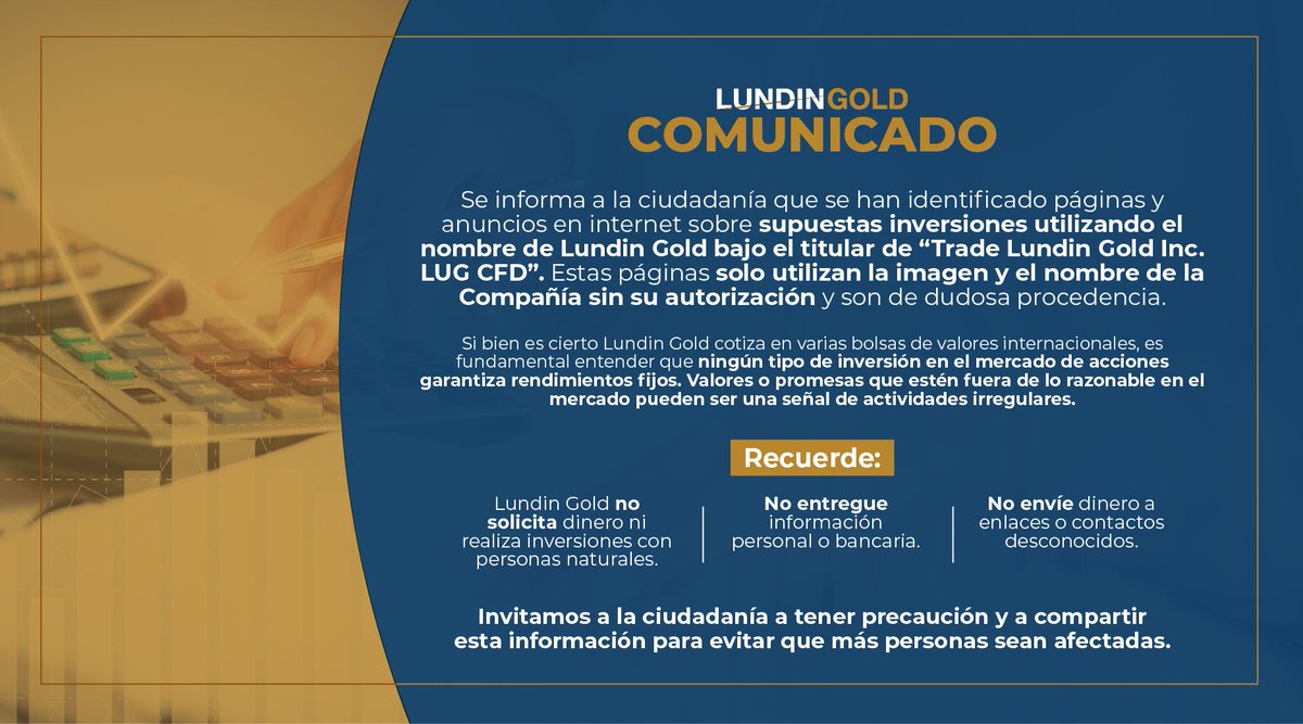 Lundin Gold tweet media