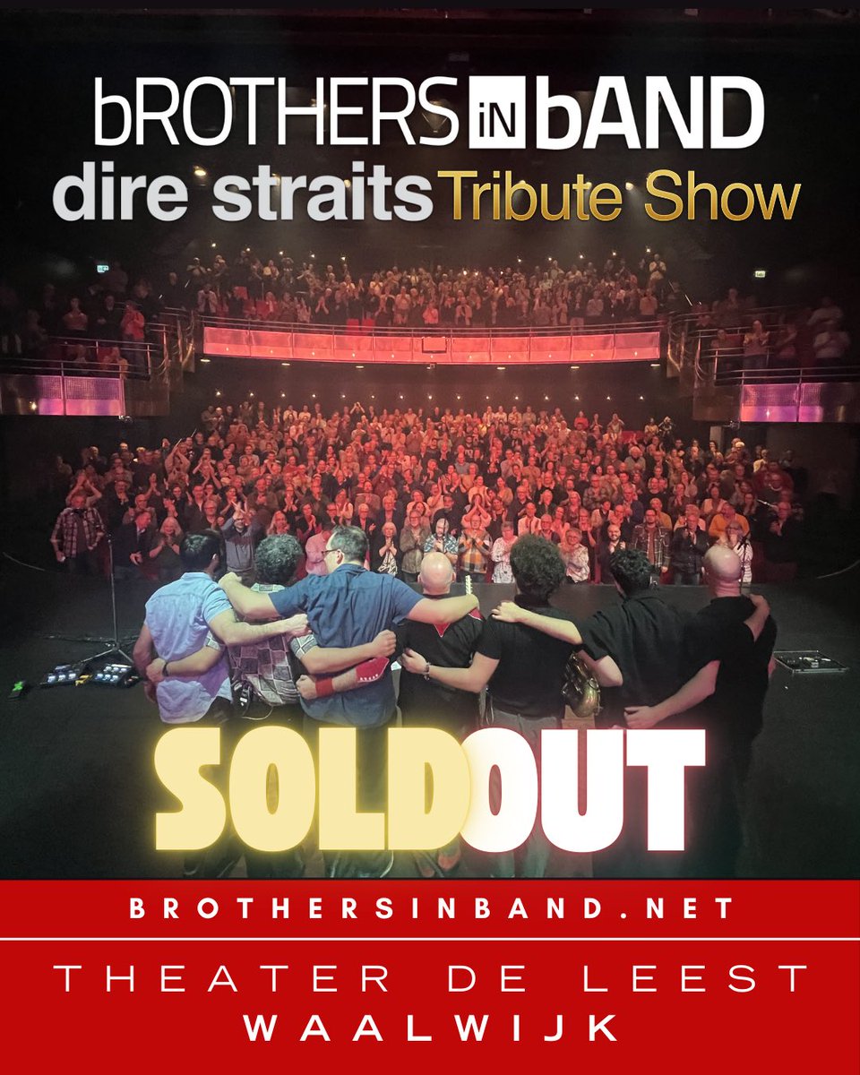 bROTHERSiNbAND2's tweet image. 🇳🇱 Waalwijk
Returning to Theater De Leest was truly special. A #soldout night and a pure Knopflerian atmosphere from start to finish!

Qué gran noche de nuevo en Waalwijk. Gracias!

#direstraits #direstraitstribute #brothersinband #markknopfler #europeantour 

⚡️ @DireStraits77