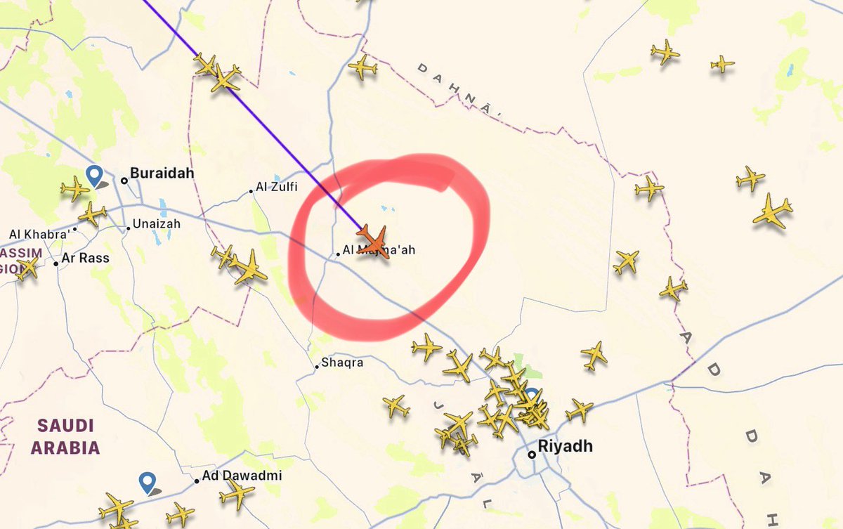 yashar's tweet photo. Prime Minister Modi’s aircraft has departed Israel and is now in Saudi airspace.

While he was on the ground in Israel, the odds of the U.S. striking targets inside Iran were close to zero — the risk of retaliation against Israel during Modi’s visit was just too high.

The possibility of U.S. military action is now back on the table.
