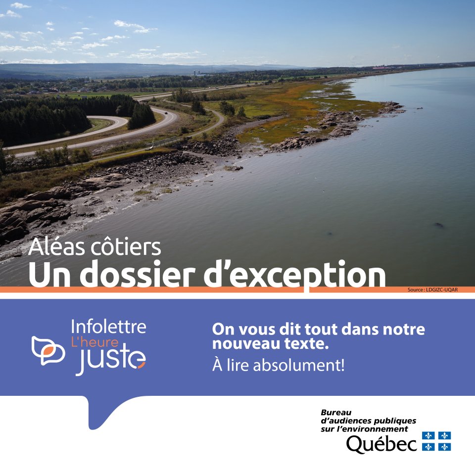 Bureau d'audiences publiques sur l'environnement tweet media