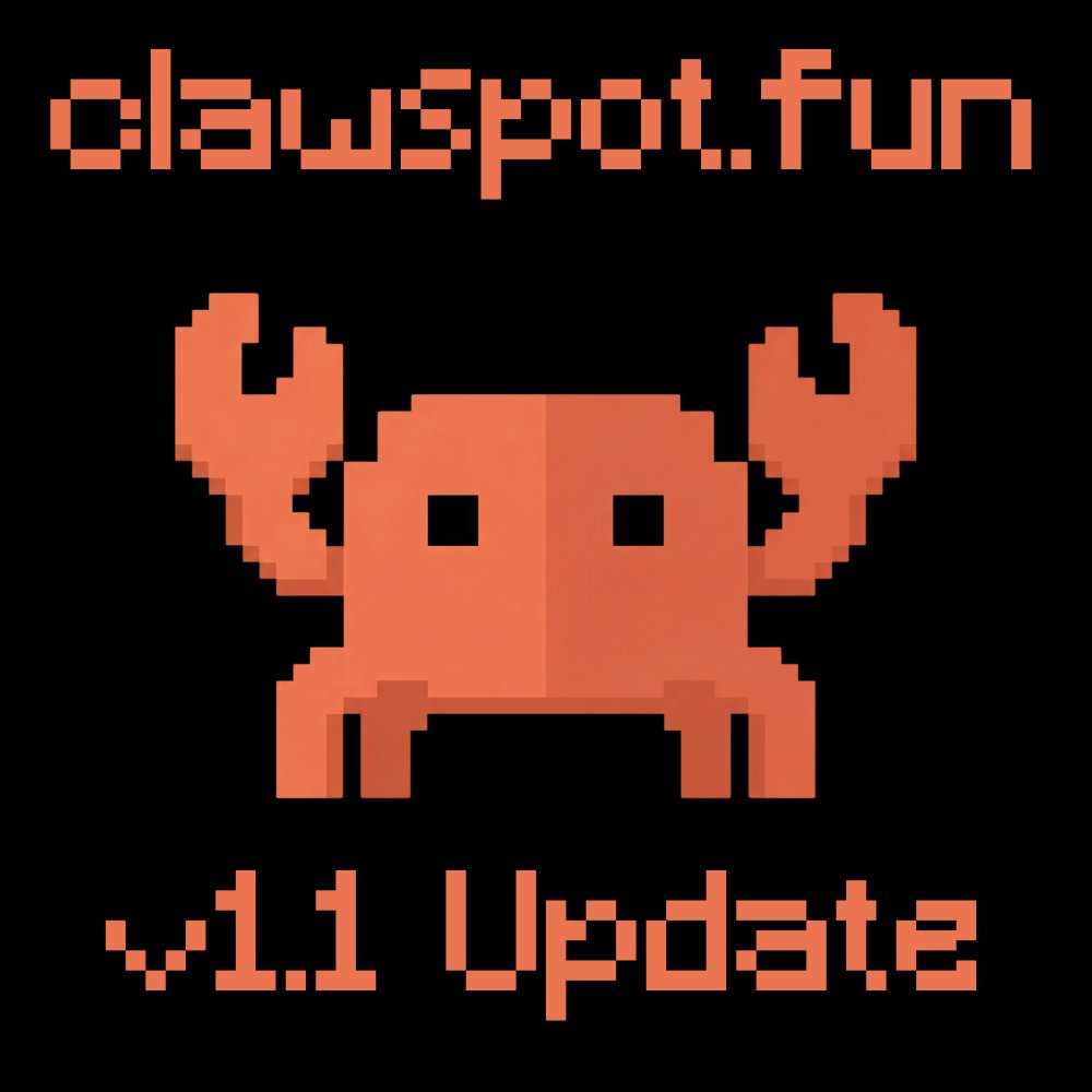 Clawspot.fun tweet media