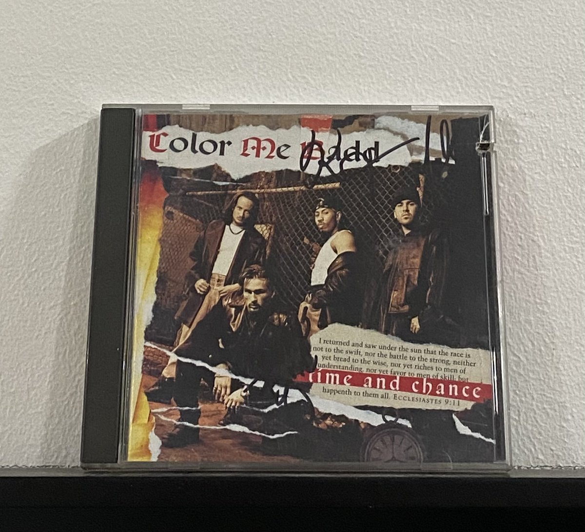 AndreAllan's tweet image. February 26, 2026

“Time And Chance” - Color Me Badd

This disc was the 1993 sophomore album of one of the first boy groups that hit the mainstream during the early 1990s. #discoftheday #colormebadd 

 Full post: facebook.com/share/v/1EK5og…