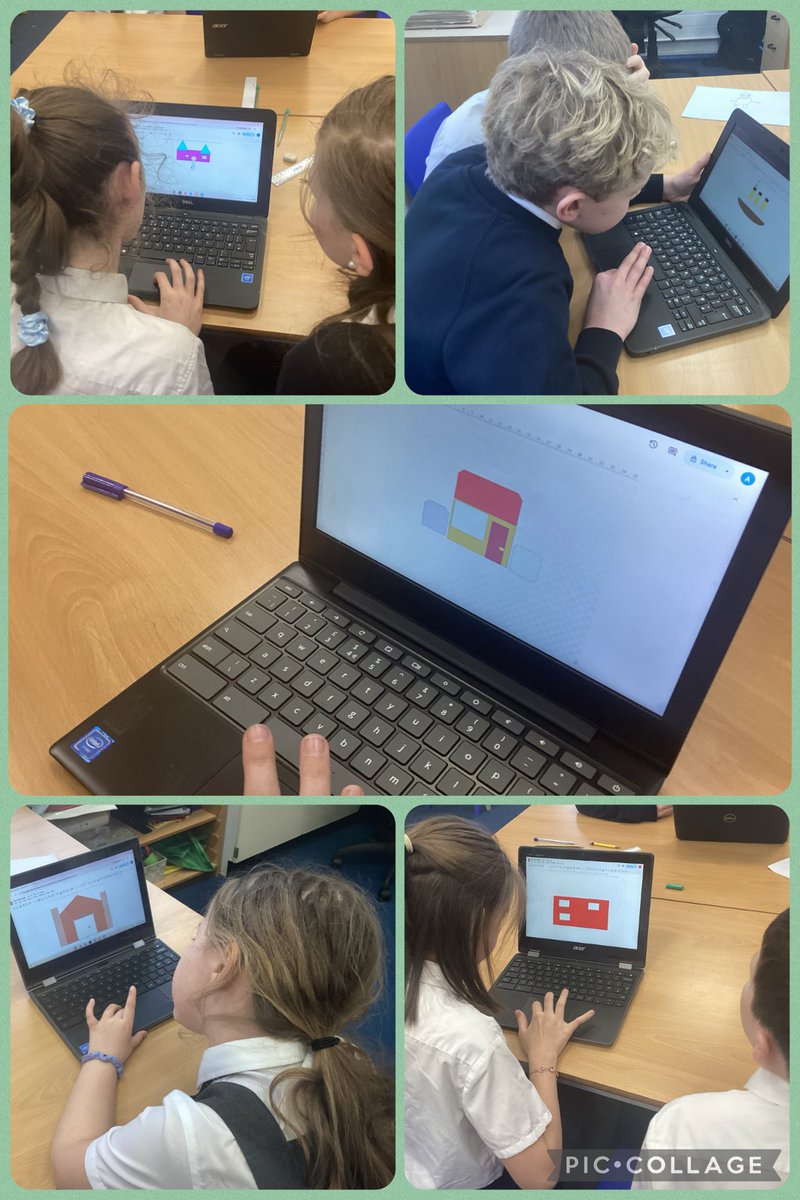 EgremontY5and6's tweet image. Using Google Drawing to create vector drawings using basic shapes. Amazing effort for a first lesson! 
#computing #vector #googledraw