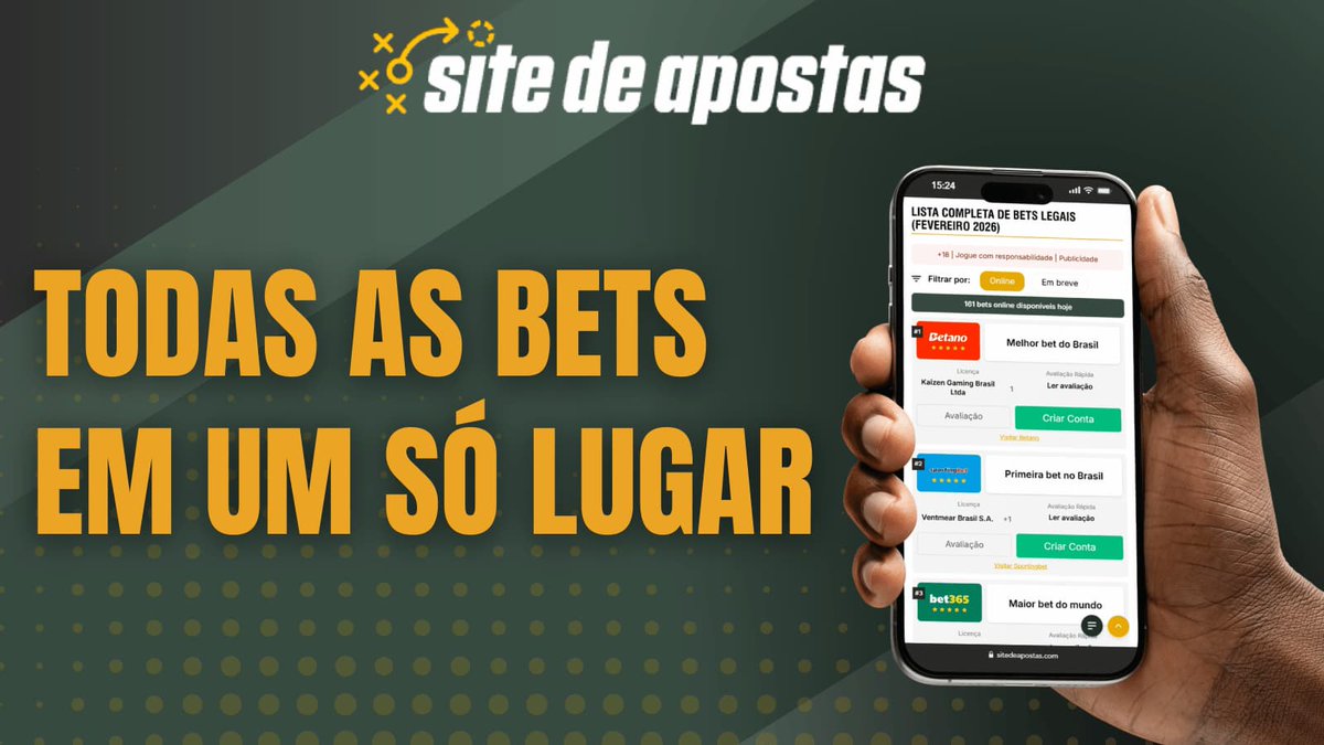 sitedeapostas's tweet photo. Aposta com segurança, sem golpes nem 🚩

O Site de Aposta monitora em tempo real todas as casas de apostas licenciadas no Brasil. Direto ao ponto: sem filtros e com foco total na sua segurança.

👇 Lista de todas as bets legais (sempre atualizada):
https://t.co/IQwnpzoOCX https://t.co/Nz5XhleeDD