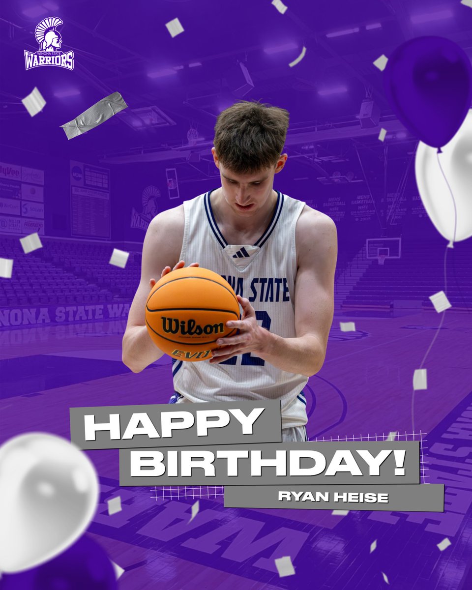 WinonaStateMBB's tweet photo. Happy birthday S/O to Ryan Heise! Hope you have a great day 🎉🎈 #WeOverMe https://t.co/xtntCi0I0c