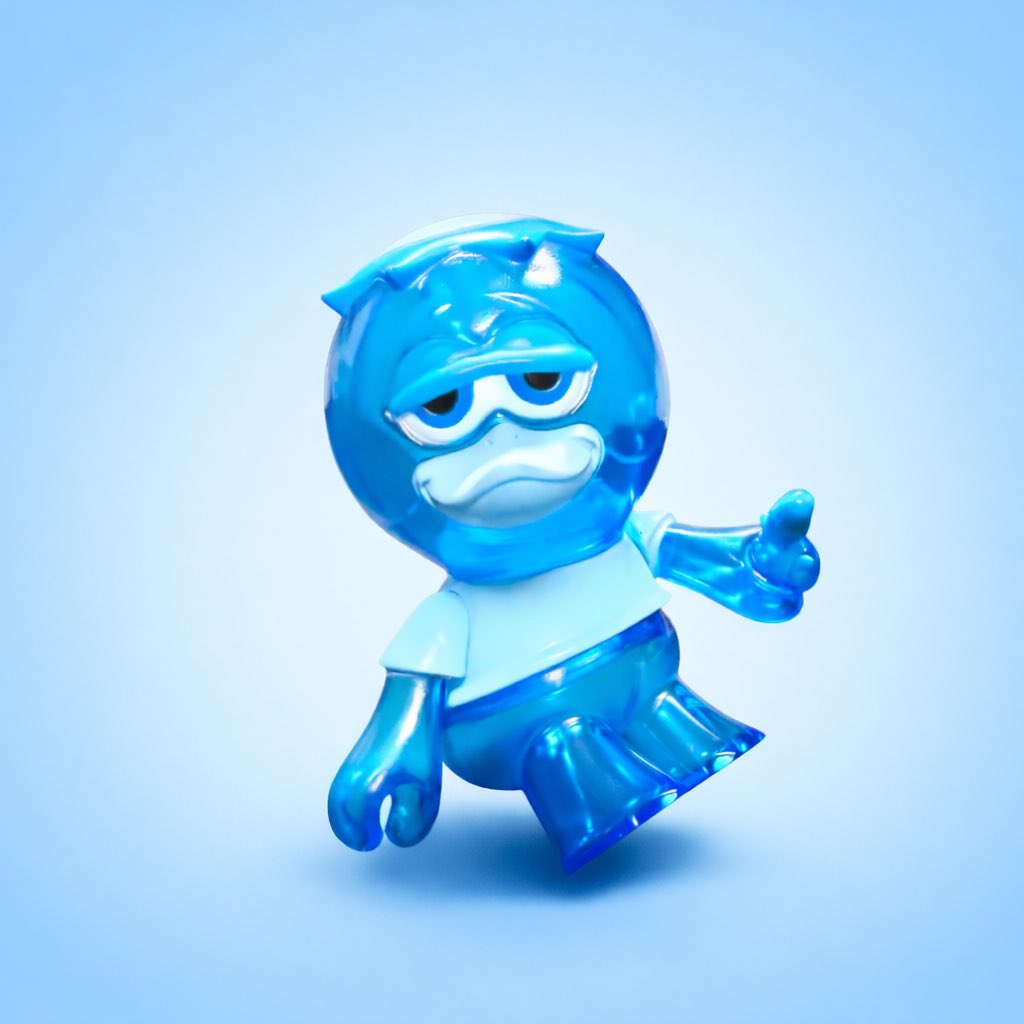 河童のパコ 新色🥒 クリアブルー✨ 本日20時からの 新作ソフビ販売で登場