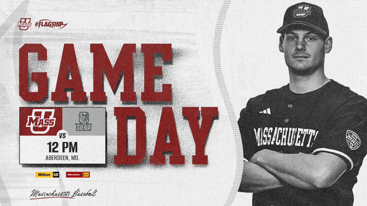 Series Finale 🔜 ⚾️

🆚 Siena
📍 Aberdeen, Md.
🏟️ Ripken Stadium
⏰ 12 p.m.
📊 tinyurl.com/5e7f4527

#Flagship🚩