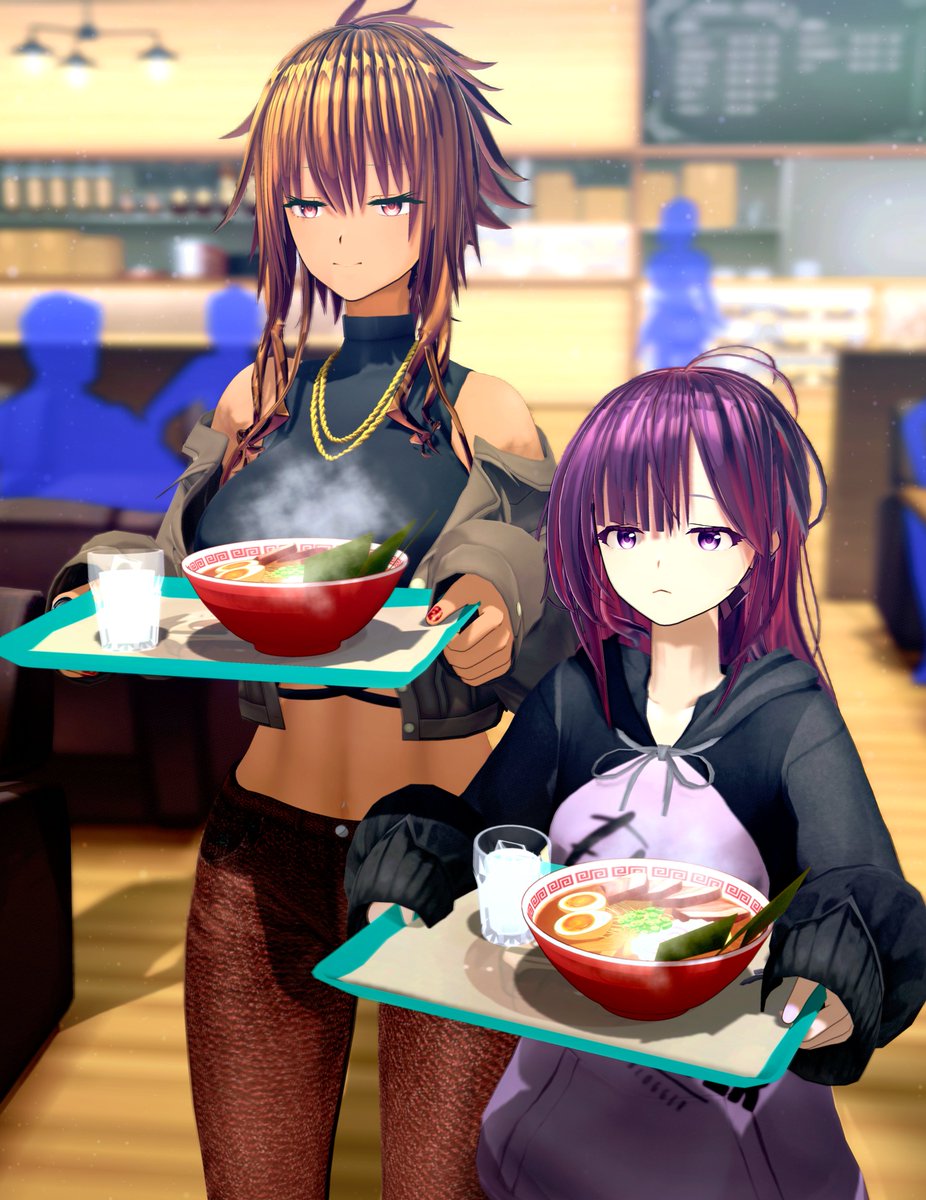 フードコートで席がない。
#COM3D2