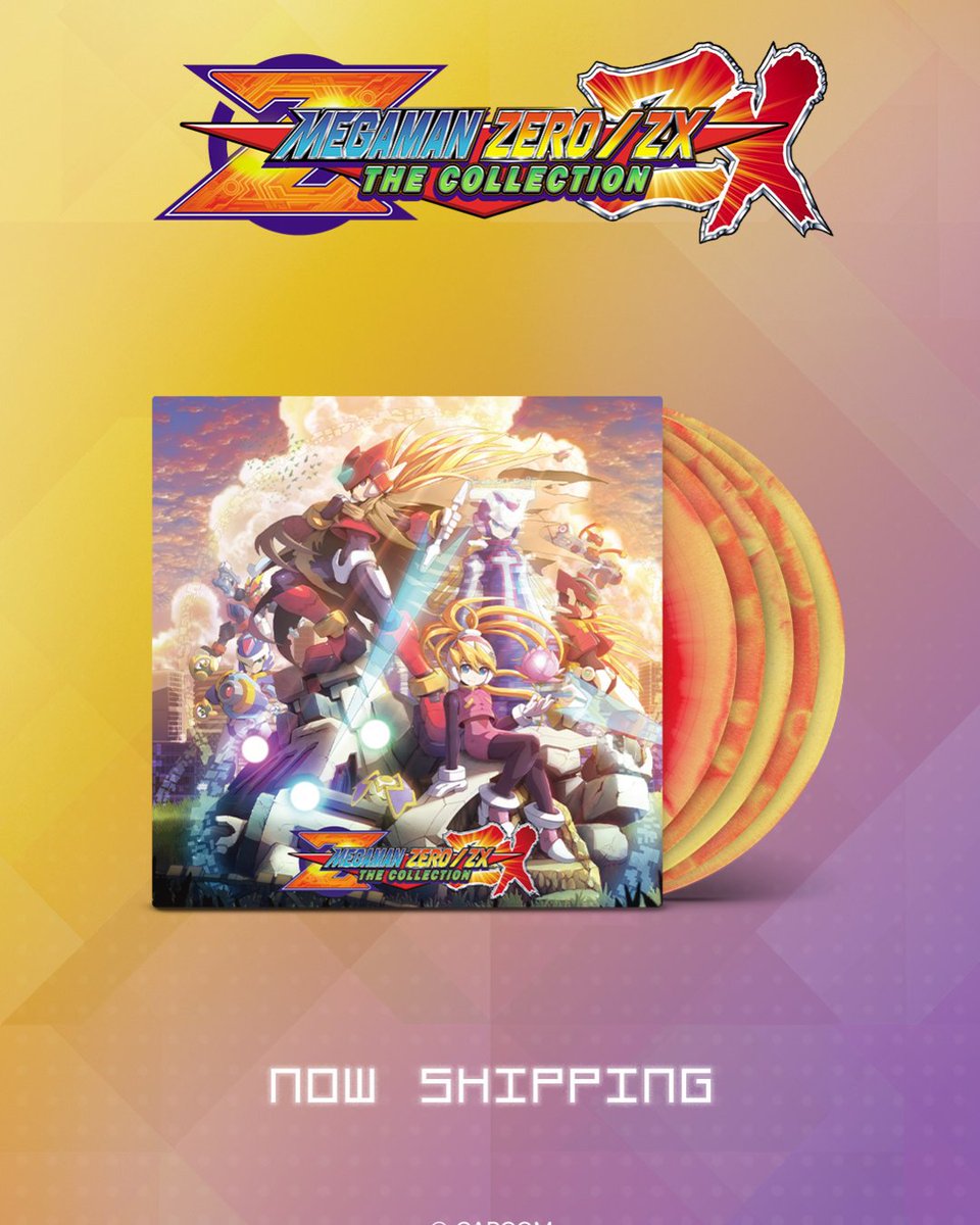 Mega Man Zero/ZX 5LP vinyl box sets are now shipping! 🚚 As your