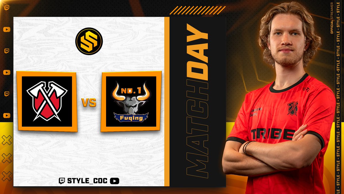 🥳 LIVEEEEEEEEE!

Estamos en directo! El Campeón del Mundo contra el histórico Chino! 🥵

🏆 DOD Cup - Octavos de Final

✅ Tribe Gaming 🆚 FuChing NO.1

TODO el MUNDO para DENTRO! ❤️

🟣 twitch.tv/style_coc
🔴 youtube.com/live/GrftnWxs2…