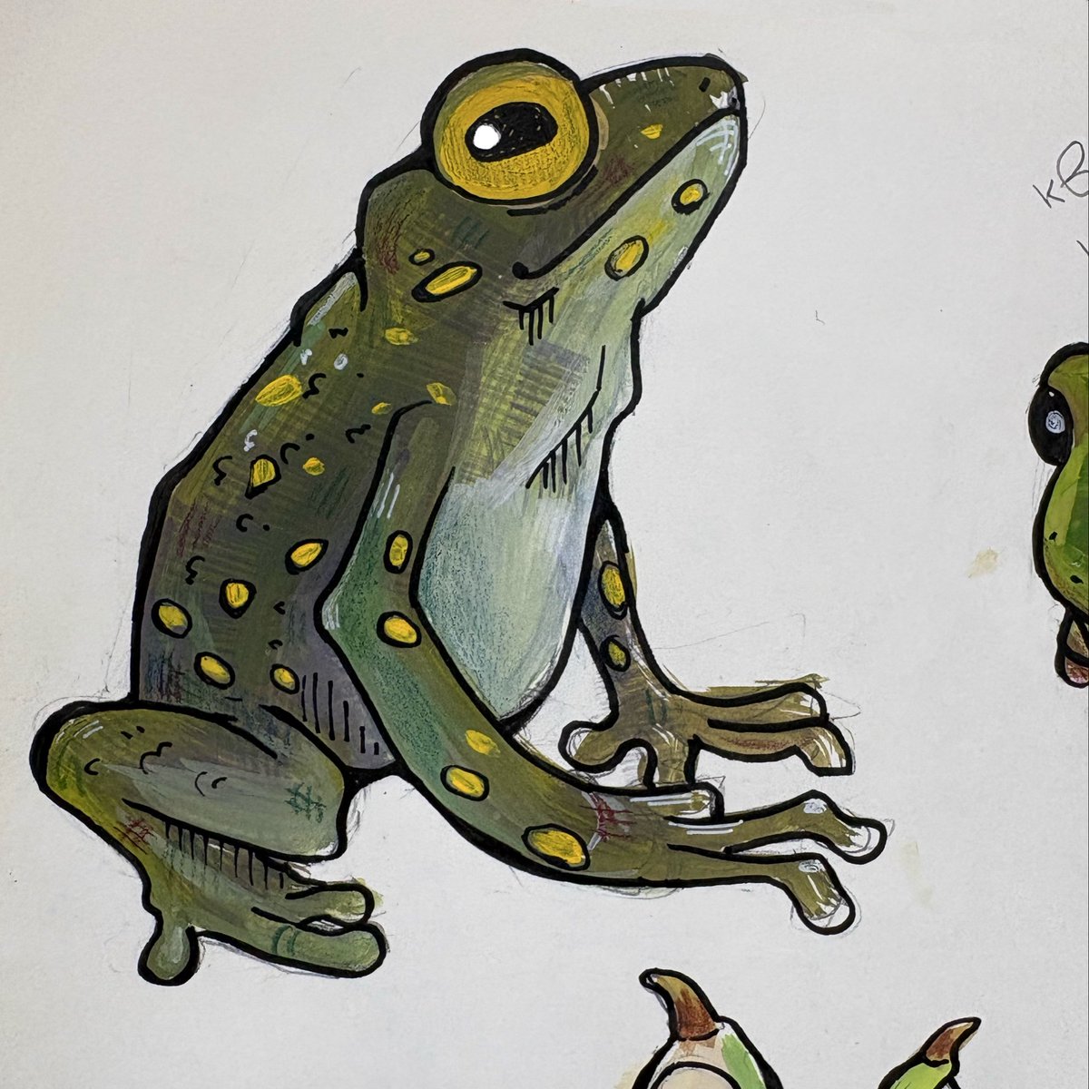 KRSH1803's tweet photo. Frog perspective sketch
#sketchbook #artmoots #art #sketchart https://t.co/GxM9oCG9w4