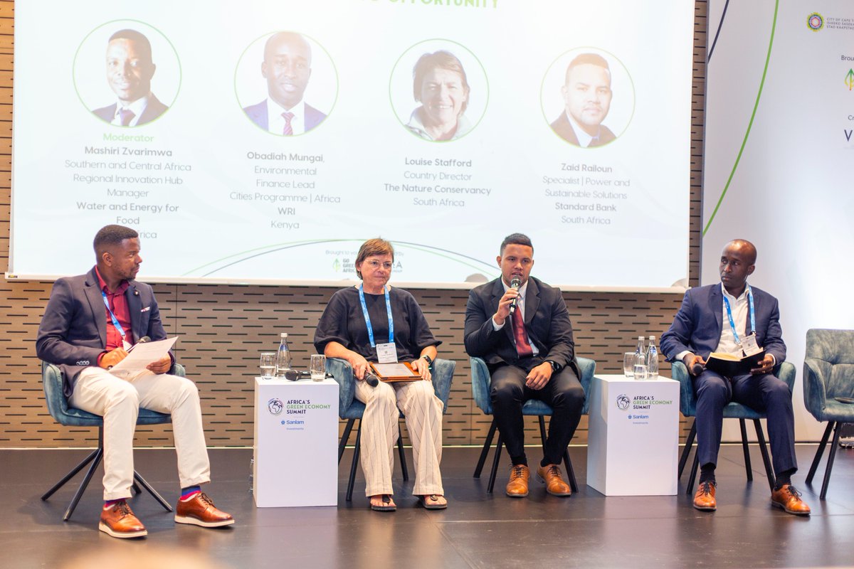 SB_BusinessZA's tweet photo. Zaid Railoun engaged industry stakeholders to examine how water can shift from being perceived as high-risk to a credible, investable opportunity.
#Ages2026 #GrowGreenThinkBlue https://t.co/gSYU1OvjwX
