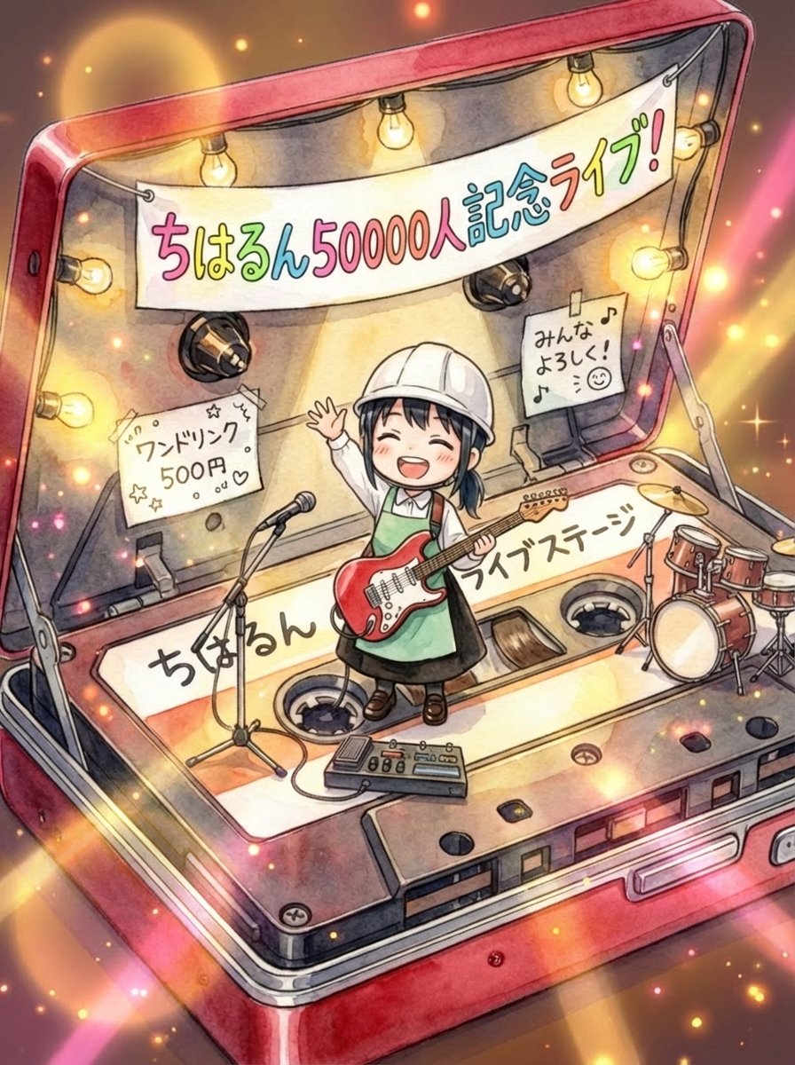 フォロワーさんが50000人を超えました！！ ここまで来れたのもみなさん