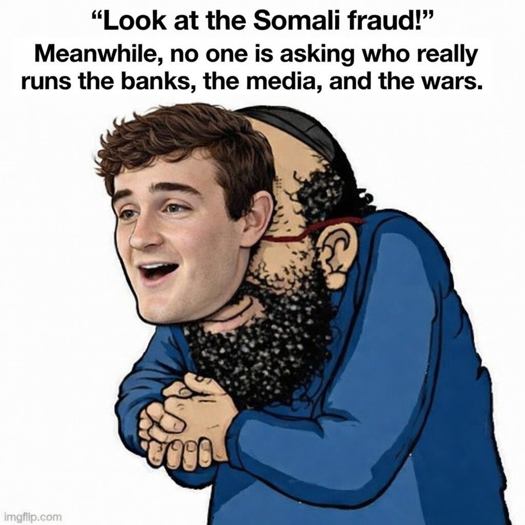 <a href="/nickshirleyy/">Nick shirley</a> Look at the Somalis, folks! You’re going off the plantation... oh, it’s the Somalis, oy vey!