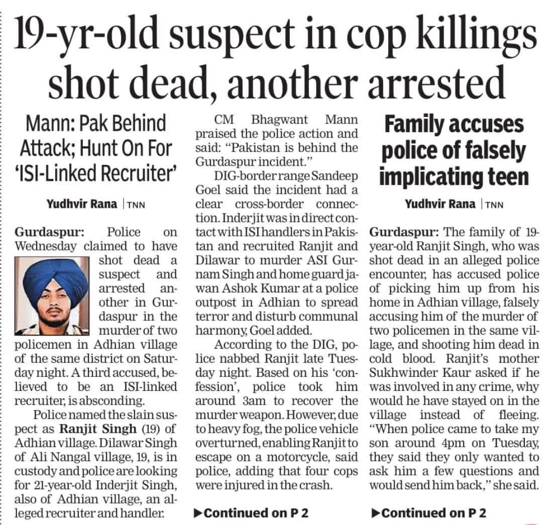 Mrsinghspeaks84's tweet photo. This news has created a sense of worry among every citizen of Punjab,there should be high-level probe.
Violence from any side will only lead missries, https://t.co/upFiRKbHsN