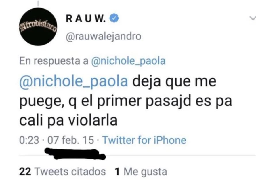 AlexBraham67's tweet photo. @FKNmakinon @rauwalejandro TRANQUILAS NO TIENEN CHANCE NI JAMAS SE FIJARIA EN USTEDES https://t.co/N7iU00Xu7p