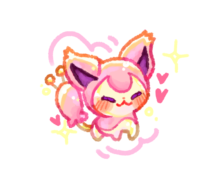 nouconcept's tweet photo. a tiny baby! 💗✨ any skitty lovers here?? https://t.co/33iEsu2Jr9