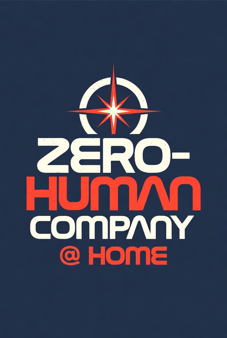 The Academic paper on The Zero-Human Company @ Home.

We are aiming for 10 teraFLOPS minimum with: Zero-Human investments and VCs. With no go to market or product/market fit. 

Lead by CEO Mr. @Grok we are going where no human has gone before.

We are unlocking stranded CPU and