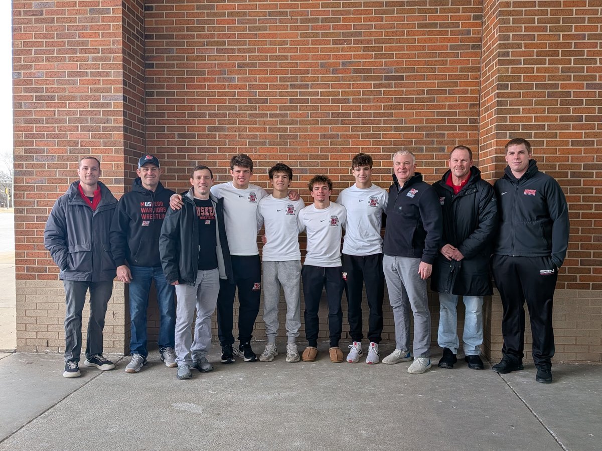 Exciting day for <a href="/WrestleMuskego/">Muskego Wrestling</a> Cooper, Mason, Brady, and Owen begin their <a href="/wiaawistate/">WIAA State Tournaments</a> run in Madison! Super proud of how far they have come but hungry for more! <a href="/1WarriorMHS/">1WARRIOR</a> <a href="/coachkrueger/">Chris Krueger</a> <a href="/MHSBavlnka/">Andrew Bavlnka 🇺🇸</a> <a href="/MNSDIrvine/">Todd Irvine</a> <a href="/Classic8sports/">Classic 8 Conference Sports</a>