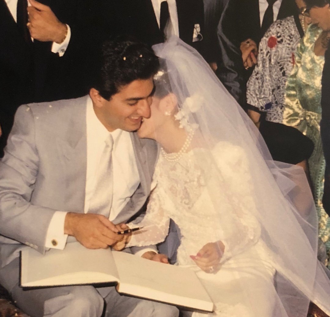 Persian_picture's tweet image. مراسم عروسی رضاشاه دوم و ملکه یاسمین پهلوی