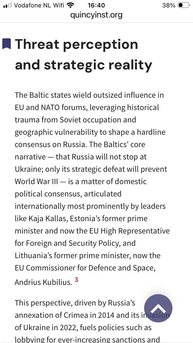 Baltische staten hebben buitenproportioneel veel invloed op het Rusland beleid van EU en NAVO, met potentieel desastreuze gevolgen