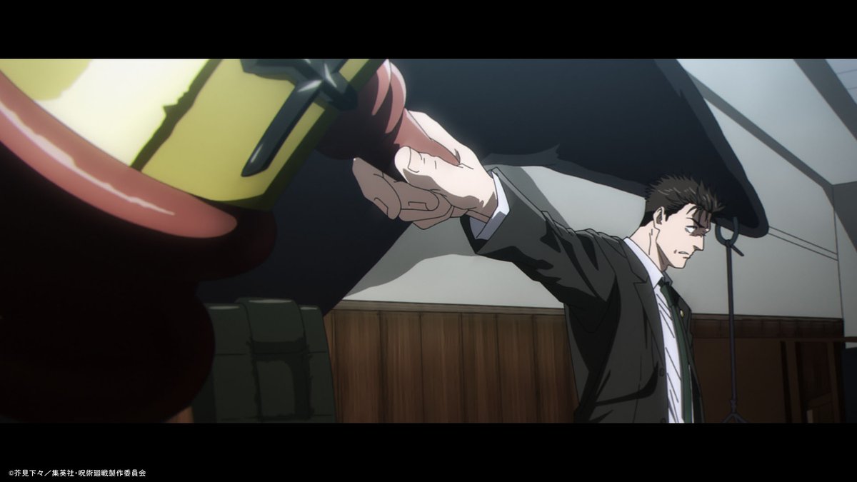 ／
「#死滅回游   前編」
 第55話(第3期 第5話) 放送中!!
＼

死滅回游泳者・ #日車寛見 (CV.#杉田智和)

ぜひ #呪術廻戦   でポストして
一緒に放送を楽しみましょう!!

#JujutsuKaisen