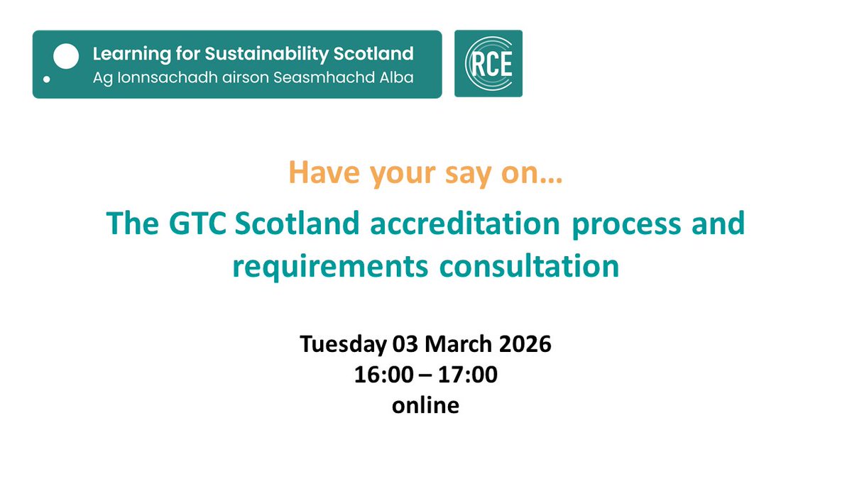 Learning for Sustainability Scotland tweet media