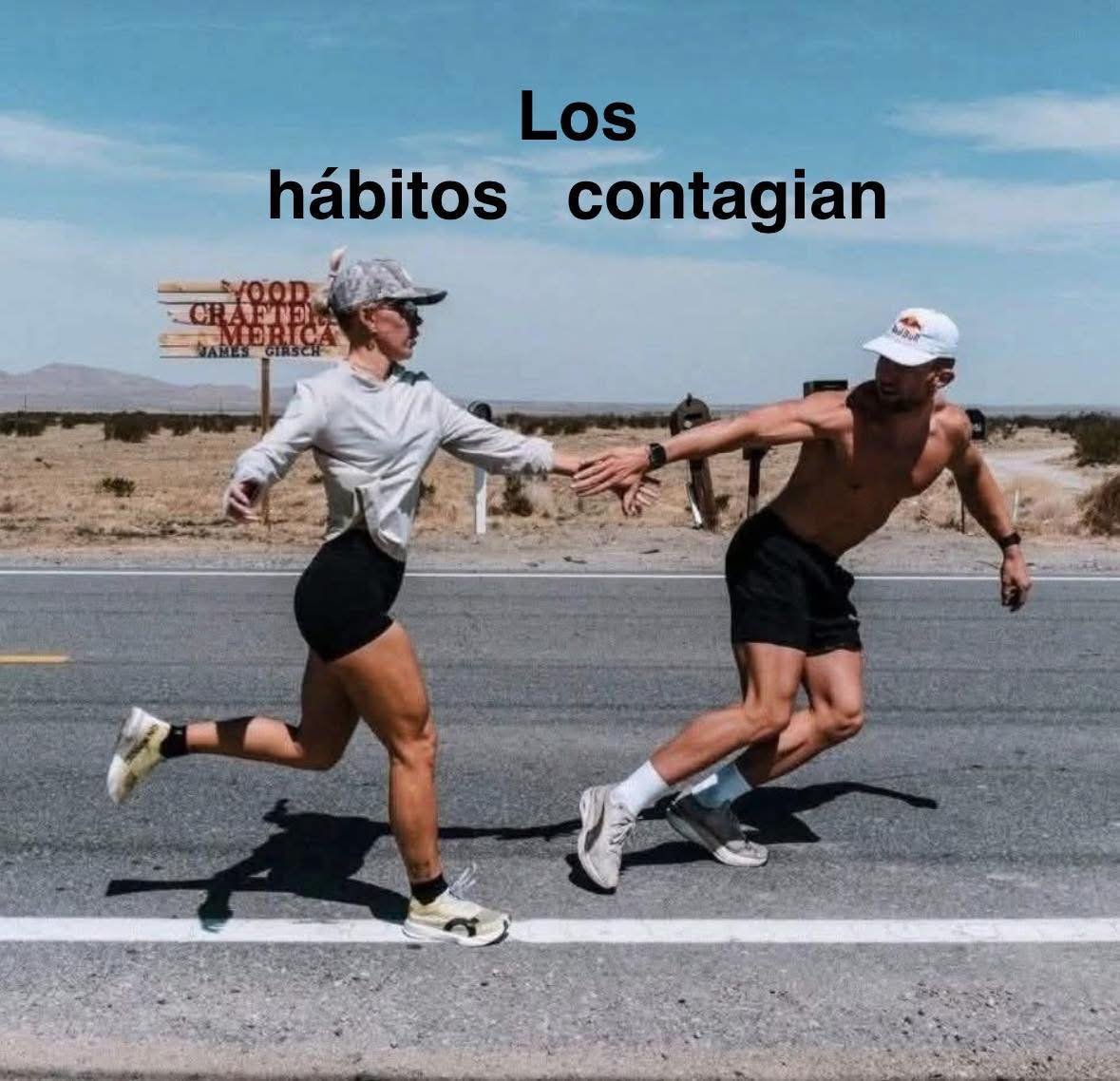 Con quien caminas, te conviertes.