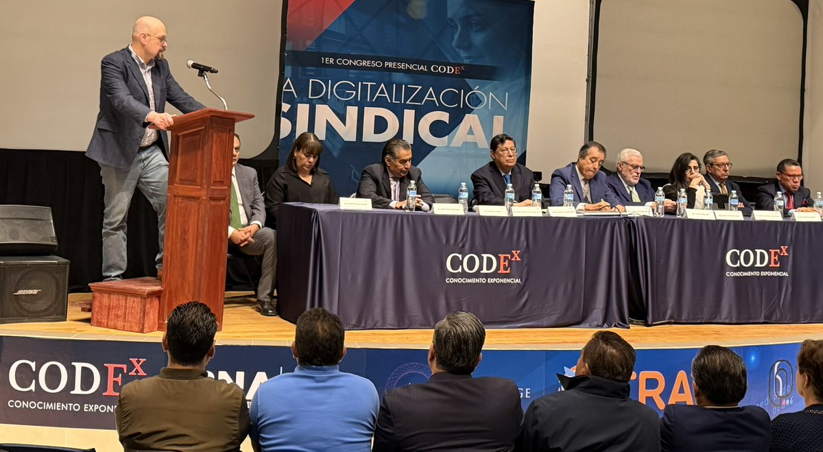 La #capacitación nunca debe detenerse 📕📒📚

#CODEX  

1er Congreso: La Digitalización Sindical 🎯