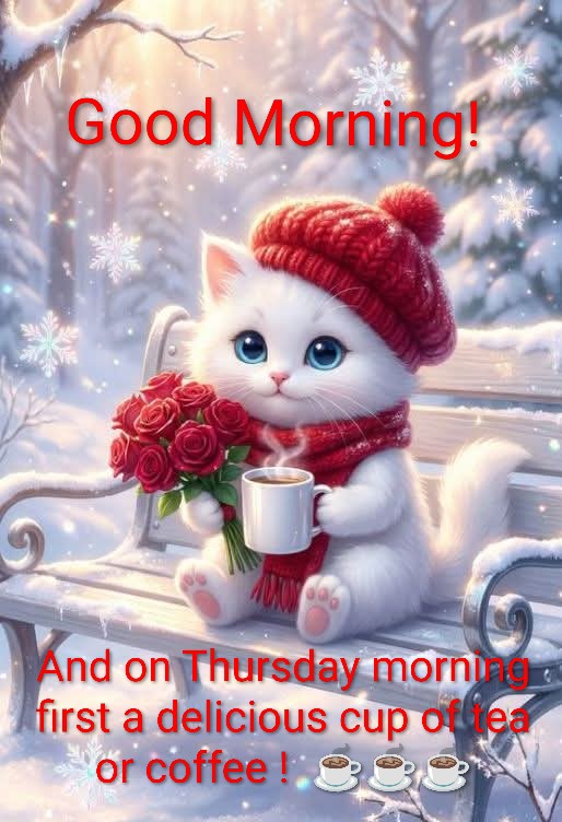 wilewill's tweet photo. Good Morning! Happy Last Thursday of February! 😌 
🌞☕☺️🤗 https://t.co/F2OdXWIg5F