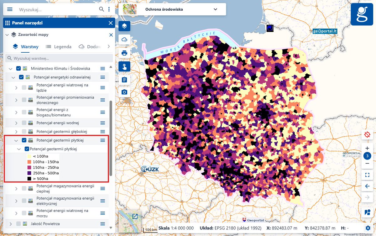 W ramach porozumienia z Ministerstwem Klimatu i Środowiska w serwisie geoportal.gov.pl udostępniliśmy nowe usługi WMS w modułach tematycznych „Planowanie Przestrzenne”, „Ochrona środowiska” i „Geoportalu Krajowym. gov.pl/web/gugik/nowe…