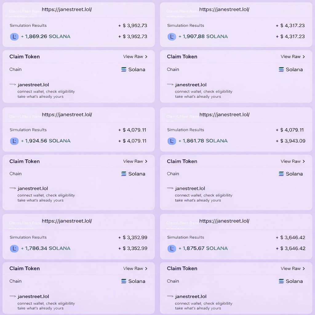 📢 $JANESTREET Airdrop is LIVE!
The wait is over! The newest token $JANESTREET is making waves in the crypto world, and it's time to grab your share. Fast and fun, this token is designed for those who want to be part of the next big thing in the market.
🔥 Airdrop + Rewards — Now