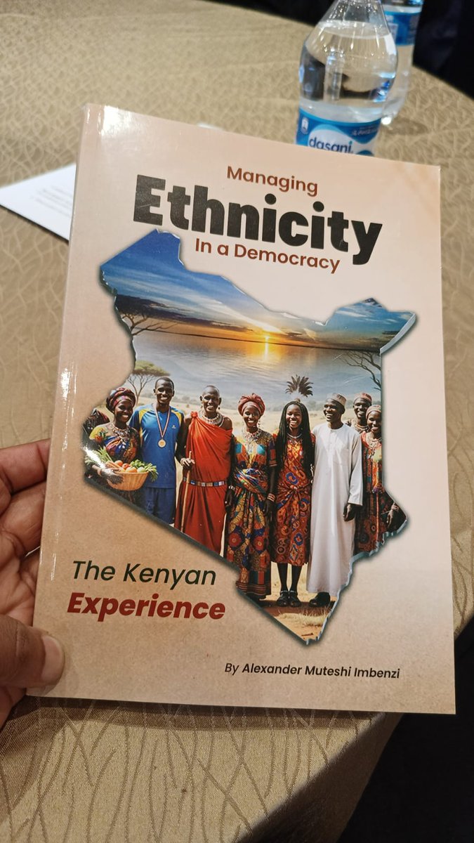 NuriaStore's tweet photo. Nuria Bookstore is at the book launch of Managing Ethnicity in a democracy

A retired DG of Immigration Service & former NIS Director, with MSc in Political Science (UoN), he unpacks why ethnicity grips Kenyan politics, stalls democratization and hinders unity.
Proposes bold constitutional, legal and institutional reforms for integrity, transparency for a truly inclusive nation.

Book will be available at Nuria Bookstore, immediately after the launch.