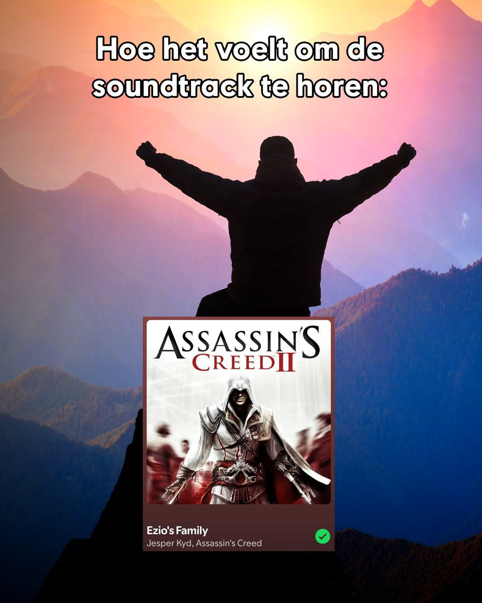 UbisoftBNL's tweet image. Of het nou epische kippenvelmomenten zijn, melancholische rust of pure adrenaline: met de juiste soundtrack voelt een game net even intenser 🔊🎶🔥

Welke Ubisoft-track roept bij jou de meeste emoties en herinneringen op?
#Ubisoft #Music #Emotion #Throwback #goosebumps