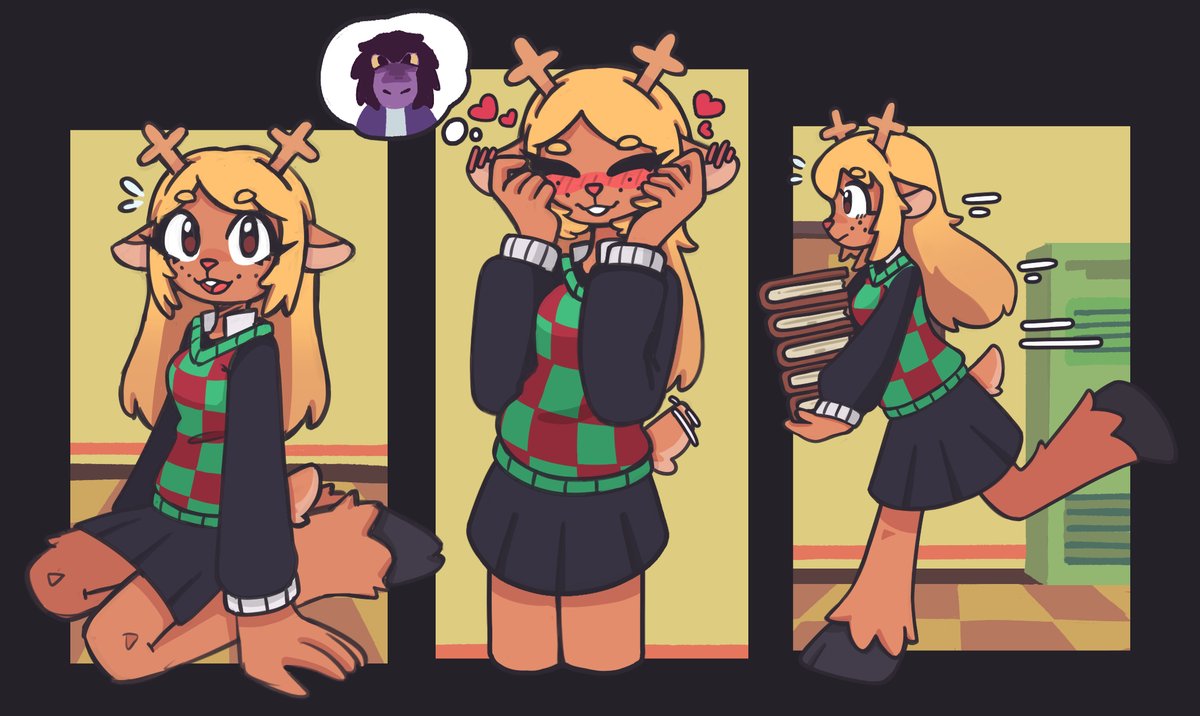 Lunar7313's tweet photo. Noelle ❤️🦌
#DELTARUNE  #noelleholiday https://t.co/8gRUhS58dq