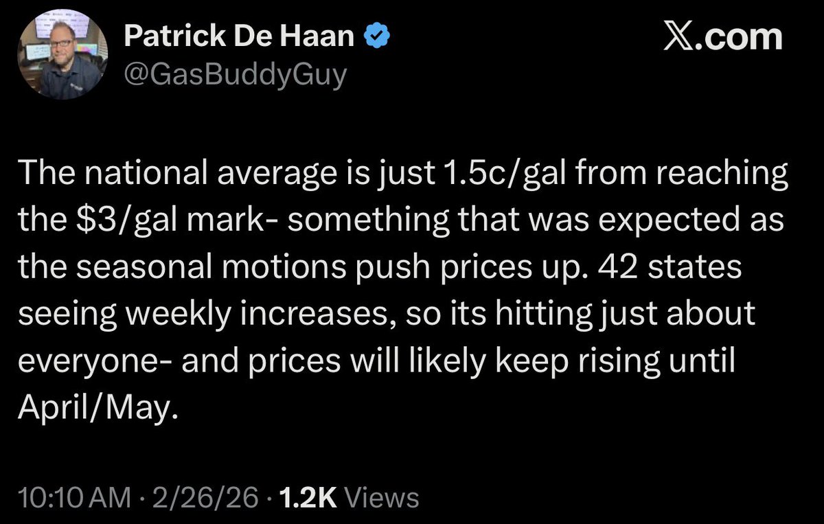 This can’t be true because Trump said it’s $1.85 and he never lies.