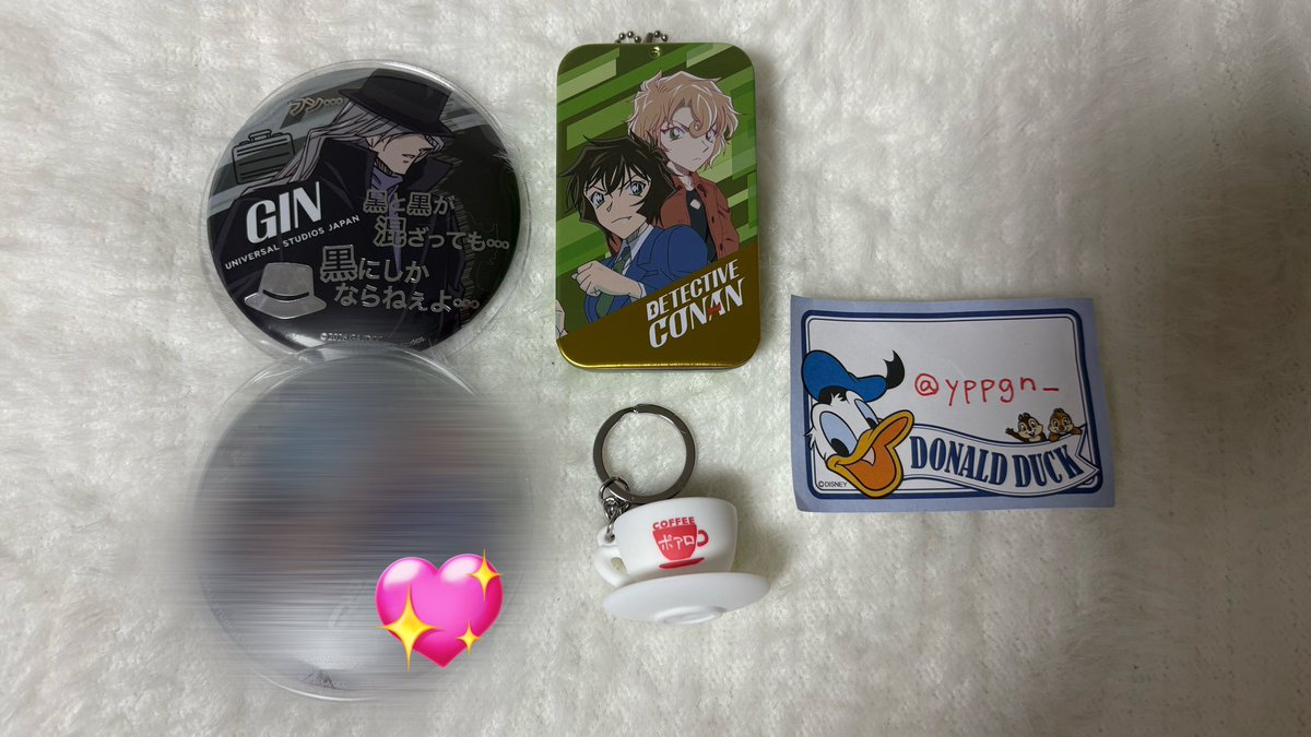 交換】 名探偵コナン ユニバ USJ コレクタブル缶バッジ コレクタブル
