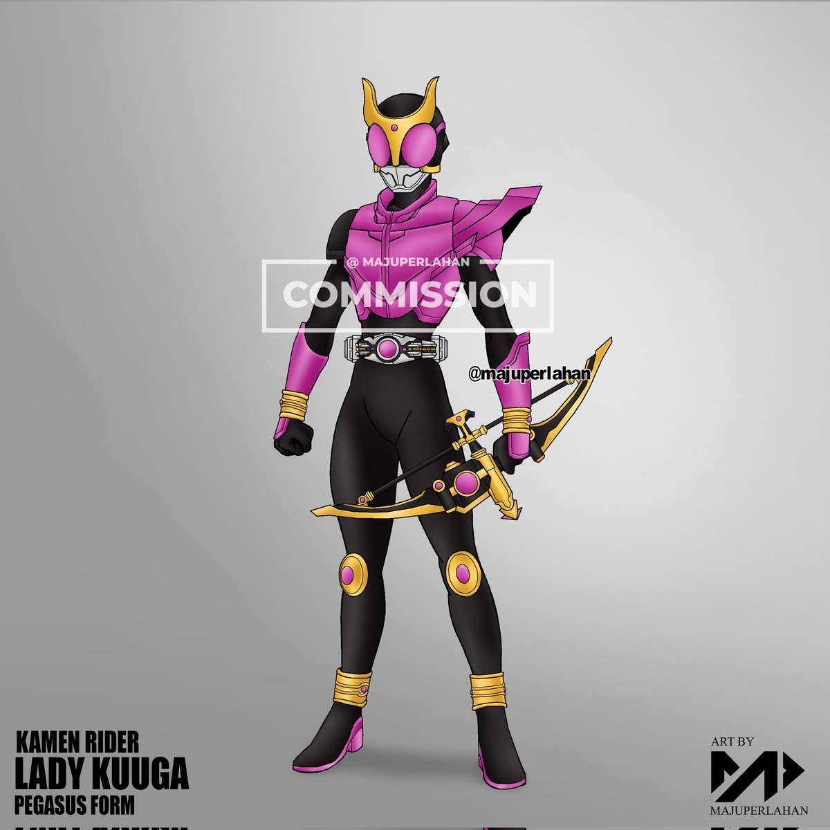 Kamen Rider Lady Kuuga and her forms Commission work from Discord # ...