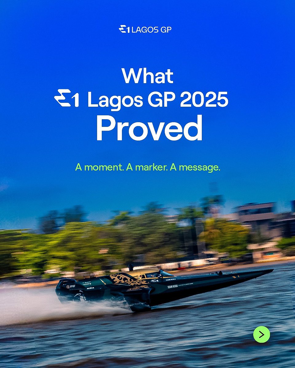 E1 Lagos GP tweet media