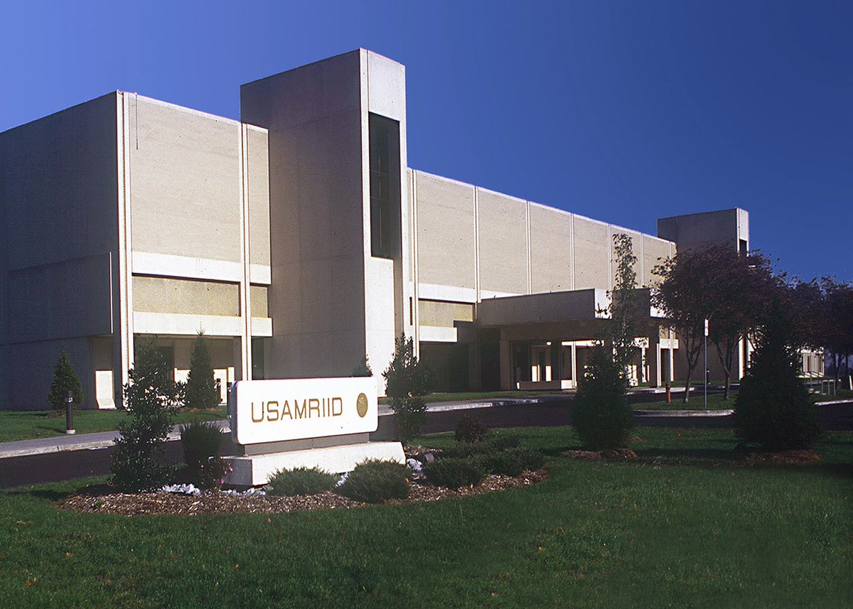 Official USAMRIID tweet media