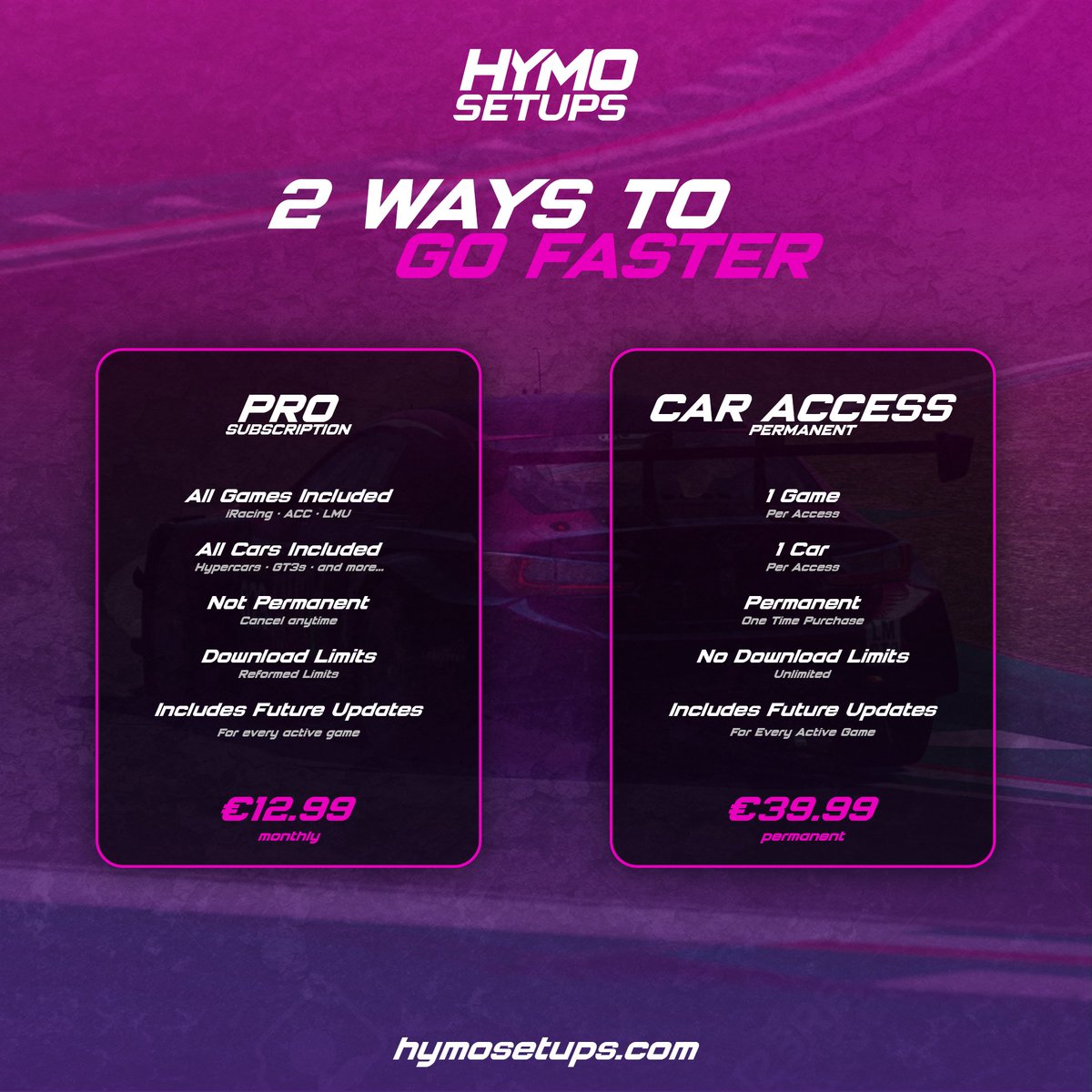 Hymo Setups tweet media